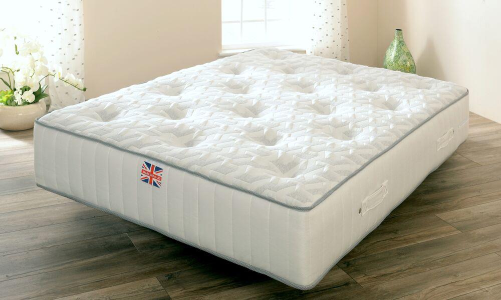 5ft king size sprung memory foam mattress